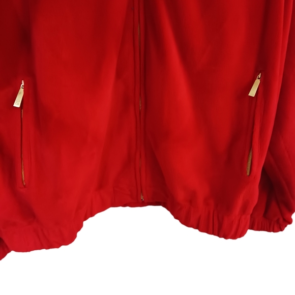 Vtg 90s Fleece Jacket Men Medium Full Zip Pockets Soft By Budabean - Picture 7 of 9